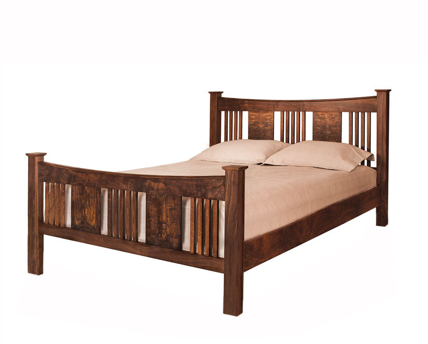 Queen Sorenson Reverse Bed in Western Walnut