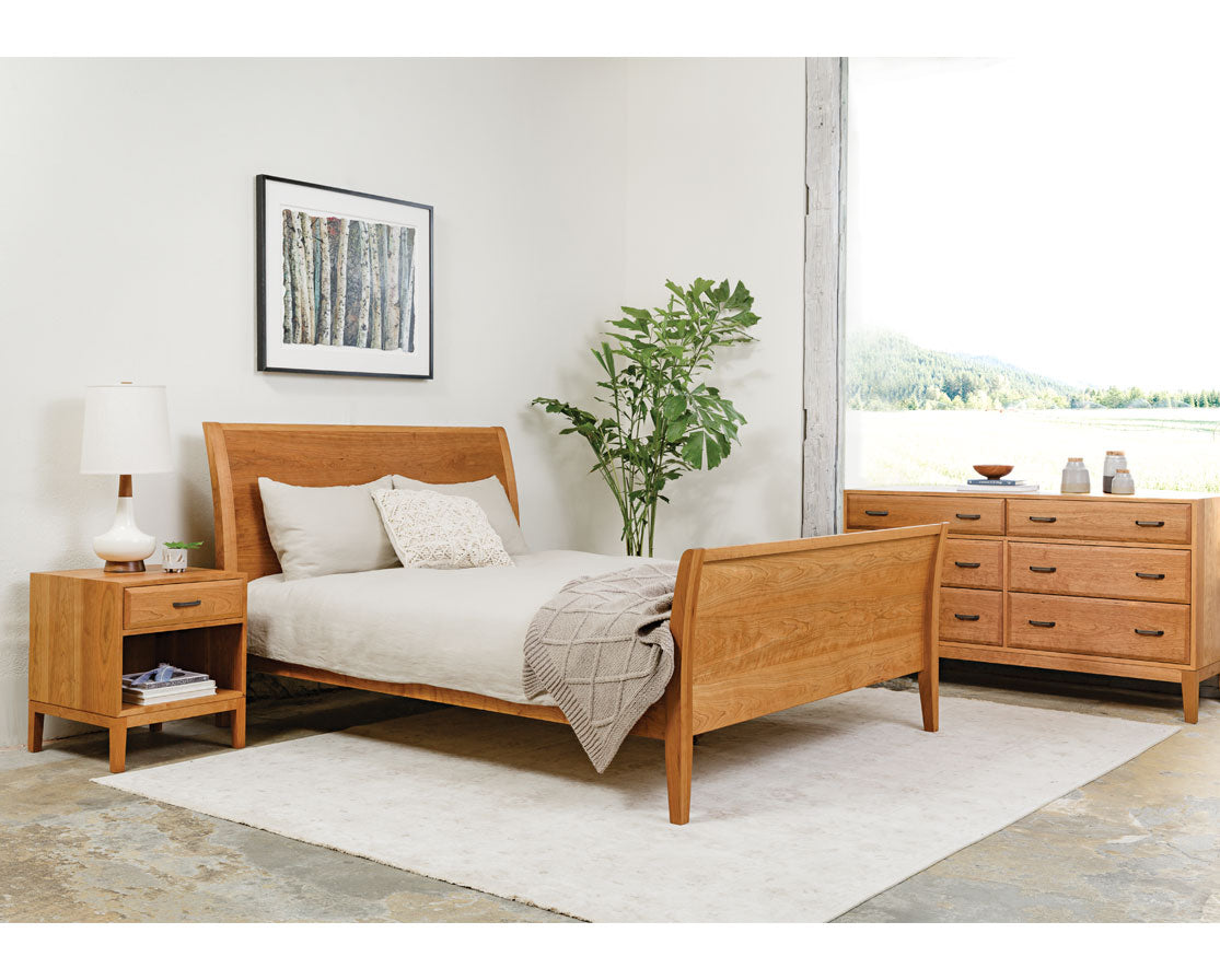 Hideaway - Contemporary Sleigh Queen Bed