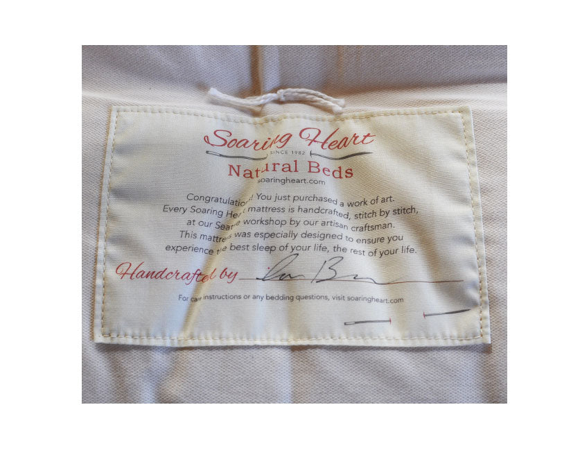 Rowan Organic Latex Mattress with Organic Wool Protector