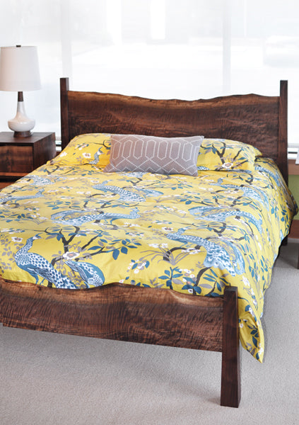 Fresh on the floor: Live Edge Bed