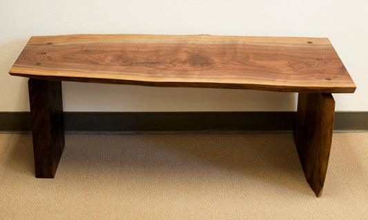 Fresh on the Floor: Live Edge Bench