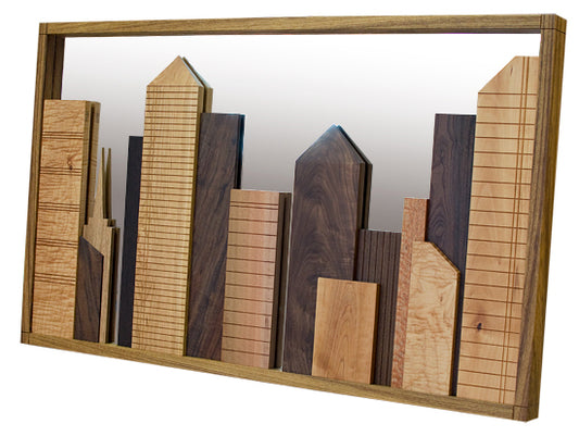 Custom City Scape Mirror