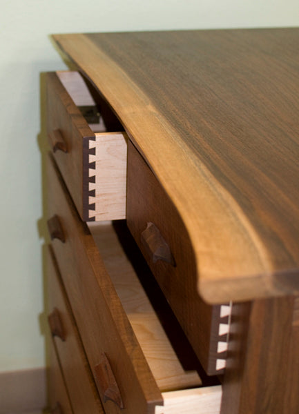 Custom Pacific Dresser with Live Edge