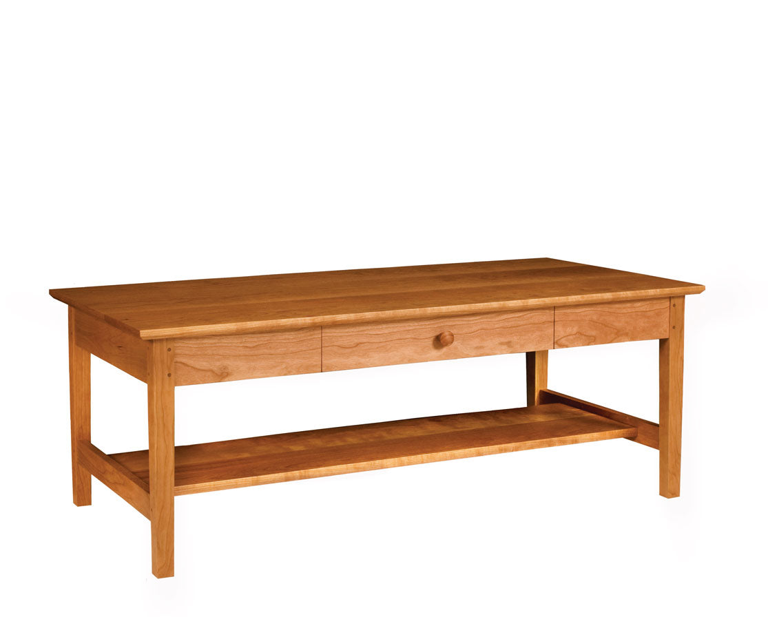 Shaker coffee table in Cherry with Shaker Knob