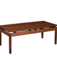Hochberg Coffee Table in Western Walnut with Western Walnut risers