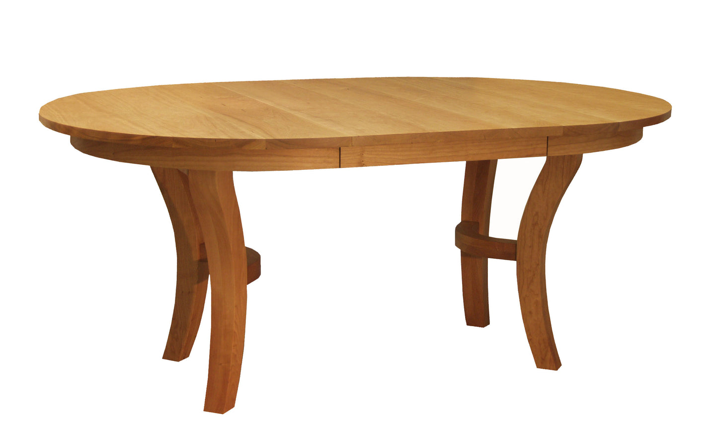 48" Jost Dining Table in Cherry with one leaf in