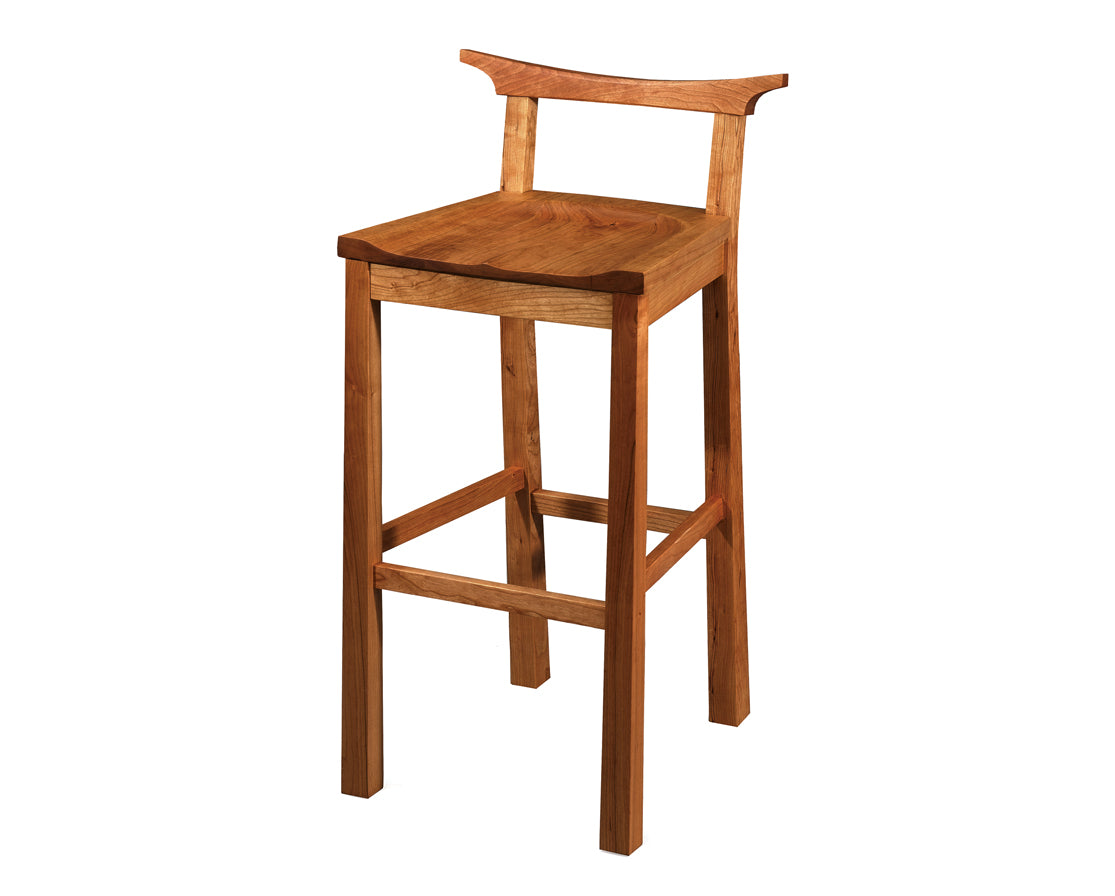 Kyoto Stool in Cherry, Bar Height