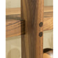 Pin detail of Sebastian Bookcase in Eastern Walnut