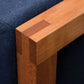 Celilo Sofa Arm detail in Cherry