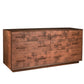 Modern Low 6-Drawer Dresser in Western Walnut with Walnut Mission Pulls