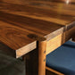 Sebastian Dining Table leg detail in Eastern Walnut