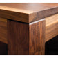 Studio Dining Table leg detail in Western Walnut