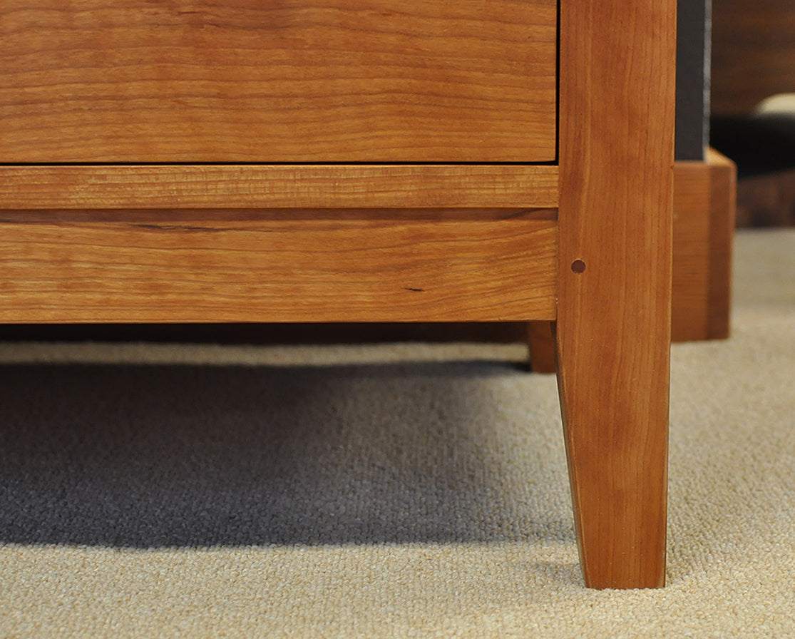 Dunning Dresser in Cherry Foot Detail