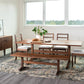 Hayden Dining Bench in Eastern Walnut with Hayden dining set