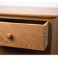 Top Edge Detail in Cherry with Thru Joint Detail on top drawer.