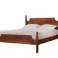 Queen Arts and Crafts Bed in Western Walnut Mattress/Box