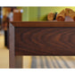 Modern End Table Top Detail in Standard Eastern Walnut