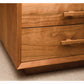 Cherry Modern Nightstand base detail