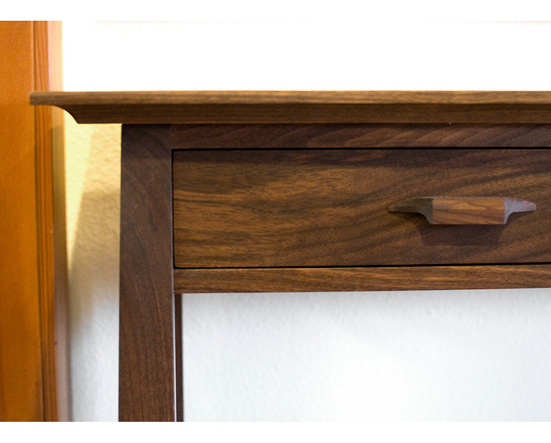 Pacific Top Edge Detail in Western Walnut with Western Walnut Yoshinaga Pull