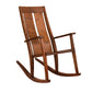 Leon's Rocker in Western Walnut with Wood Seat