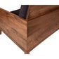Detail of Back of Clyde Sofa in Eastern Walnut