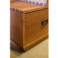 Detail of Tansu in Cherry with Tansu Pulls