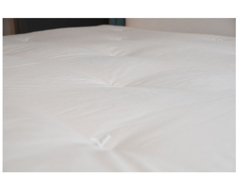 Detail of Organic Rowan Latex Mattress