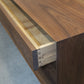 Drawer Detail on Modern Coffee Table in Eastern Walnut